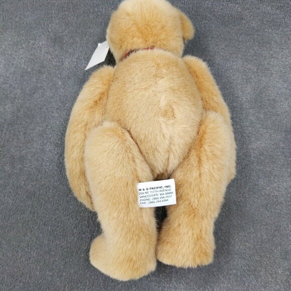 Vtg 1997 Alexander Plush Stuffed Teddy Bear M&G Pacific w/ Original Wood Box - Picture 9 of 12